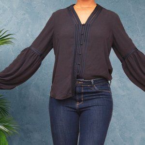 Express Balloon sleeve blouse. Worn once